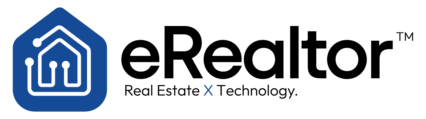 eRealtor logo 250 x 180 blue icon black text